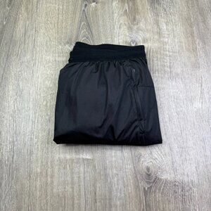 Nike Swift Shield Mens Black Drawstring Water Resistant Running Track Pants Sz L